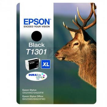 Epson Tintenpatrone schwarz HC (C13T13014012, T1301)