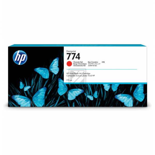 HP Tintendruckkopf Chromatic rot (P2W02A, 774)