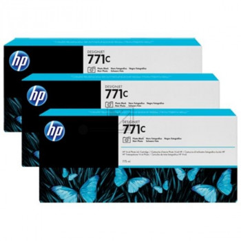 HP Tintenpatrone photo schwarz (B6Y37A, 771C)