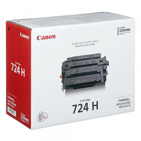 Canon Toner-Kartusche schwarz HC (3482B002, 724H)