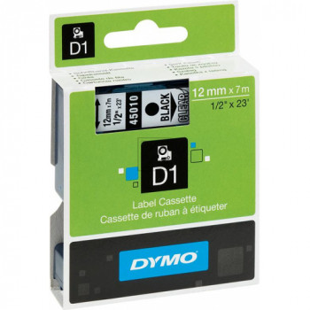 Dymo Schriftbandkassette blau/transparent (45011)