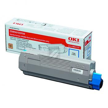 OKI Toner-Kit cyan (43865723)