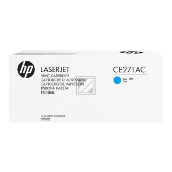 HP Toner-Kartusche Contract cyan (CE271AC, 650AC)