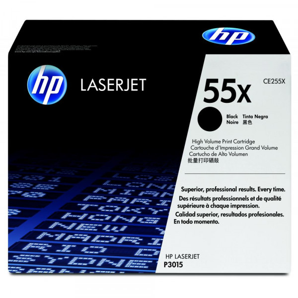 HP Toner-Kartusche schwarz HC (CE255X, 55X)