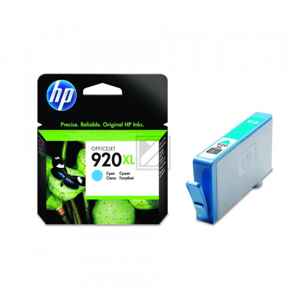 HP Tintenpatrone cyan HC (CD972AE, 920XL)