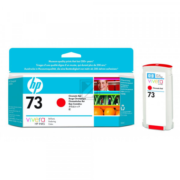 HP Tintenpatrone Chromatic rot (CD951A, 73)