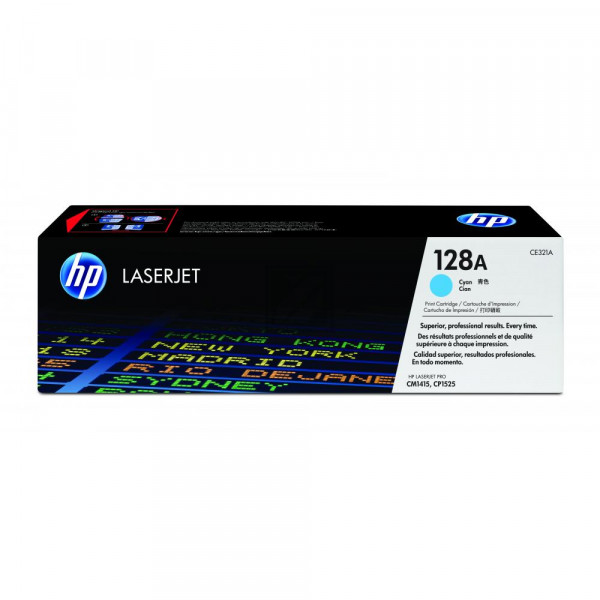 HP Toner-Kartusche cyan (CE321A, 128A)