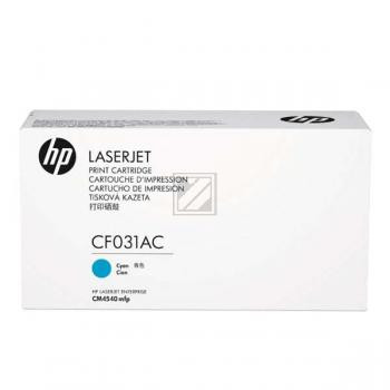 HP Toner-Kartusche Contract cyan (CF031AC, 31AC)