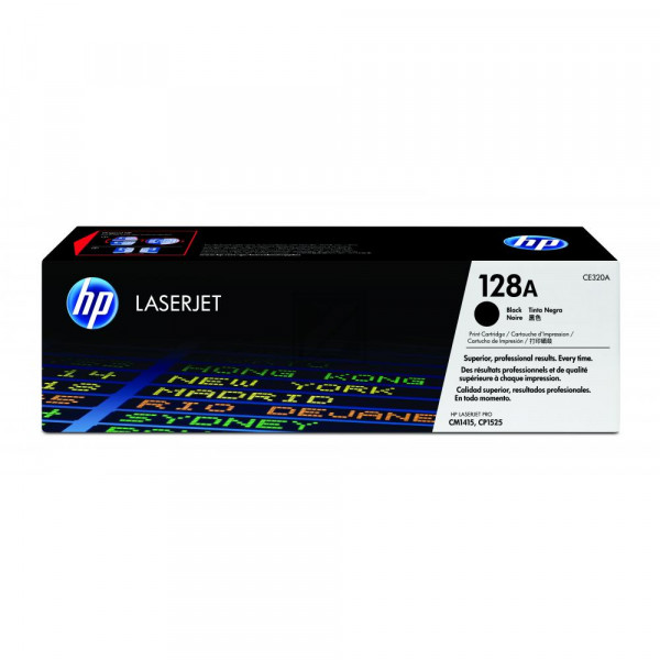 HP Toner-Kartusche schwarz (CE320A, 128A)