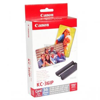 Canon Thermo-Transfer-Rolle weiß farbig 36 Blatt (7739A001, KC-36IP)