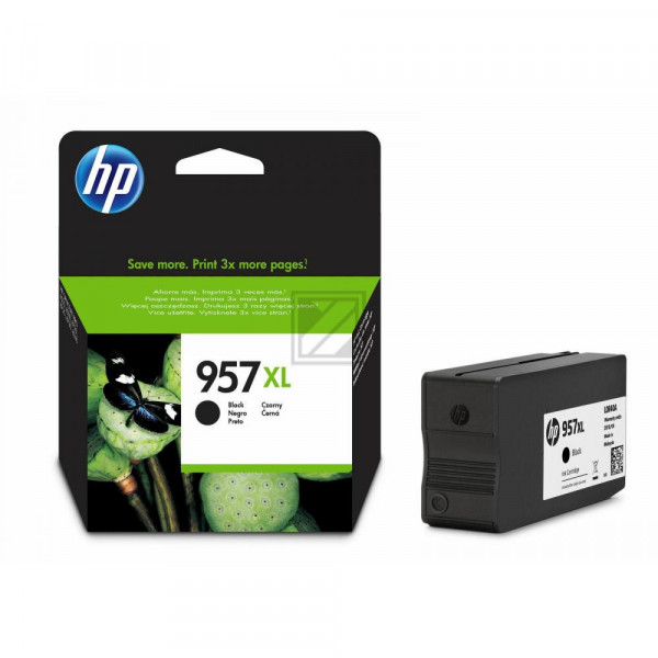 HP Tintenpatrone schwarz HC plus (L0R40AE, 957XL)