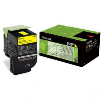 Lexmark Toner-Kit Return gelb (70C20Y0, 702Y)