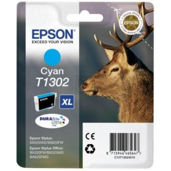 Epson Tintenpatrone cyan HC (C13T13024012, T1302)
