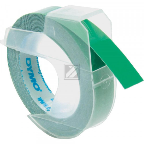 Dymo Prägeband weiß/grün (S0898160)