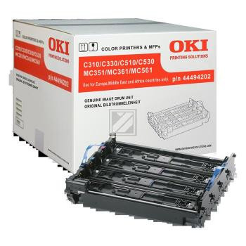 OKI Fotoleitertrommel gelb, cyan, magenta, schwarz (44494202)