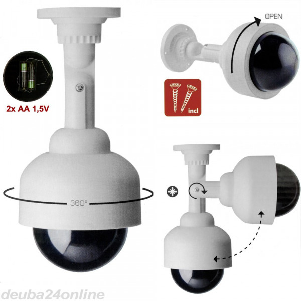 SIGURNOSNA LED KAMERA LAŽNA 360°