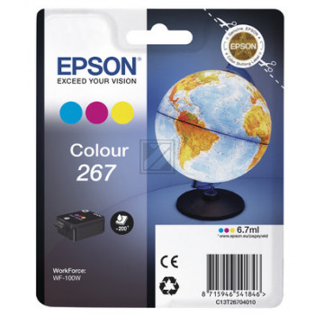 Epson Tintenpatrone cyan/gelb/magenta (C13T26704010, T2670)