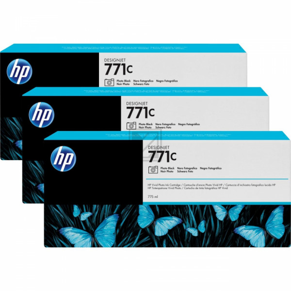 HP Tintenpatrone cyan light (B6Y36A, 771C)