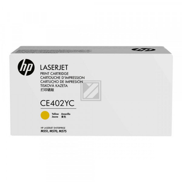 HP Toner-Kartusche Contract gelb (CE402YC, 507YC)