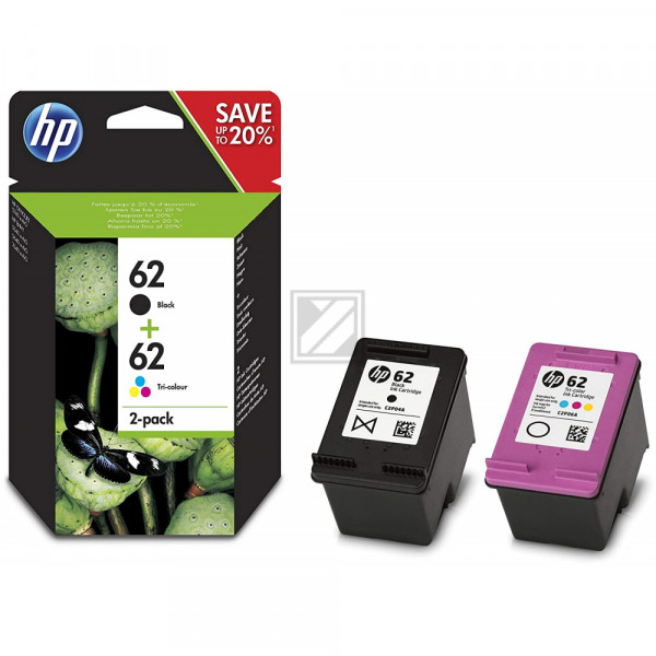 HP Tintendruckkopf cyan/gelb/magenta, schwarz (N9J71AE, 62)