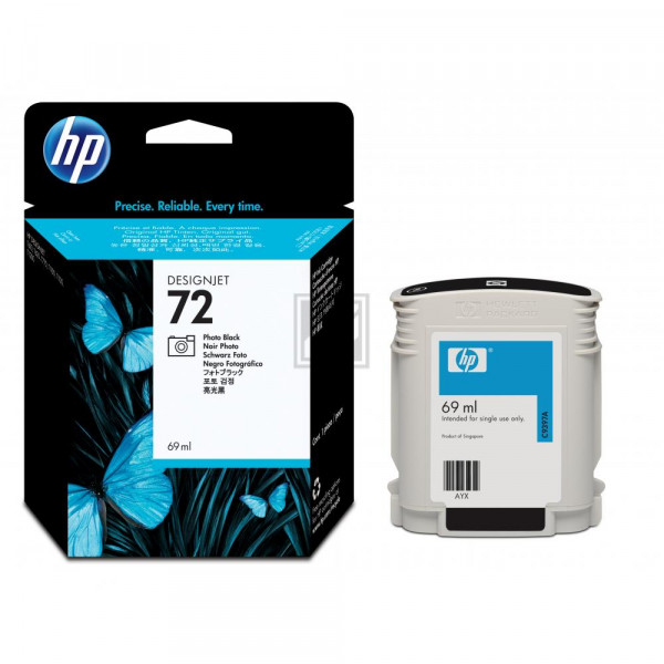 HP Tintenpatrone photo schwarz (C9397A, 72)