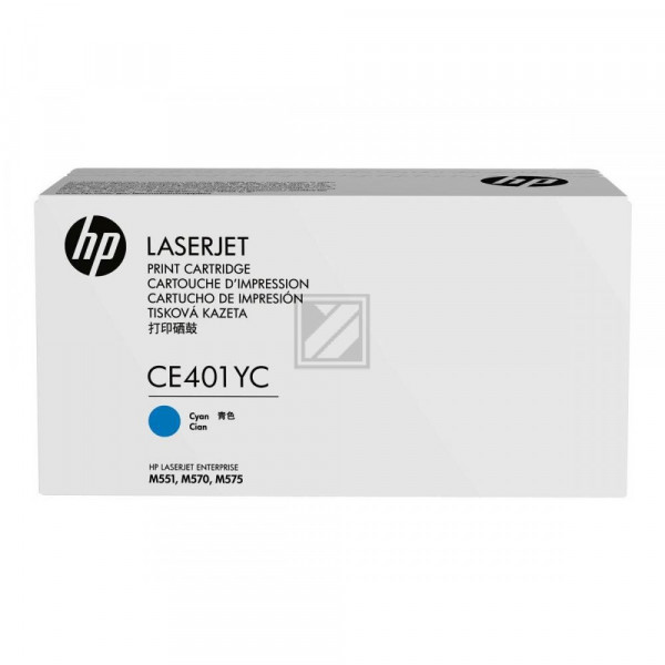 HP Toner-Kartusche Contract cyan (CE401YC, 507YC)