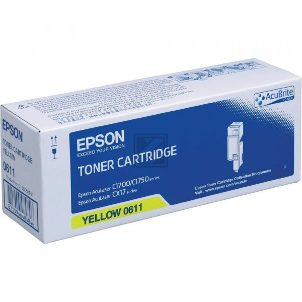 Epson Toner-Kartusche gelb HC (C13S050611, 0611)