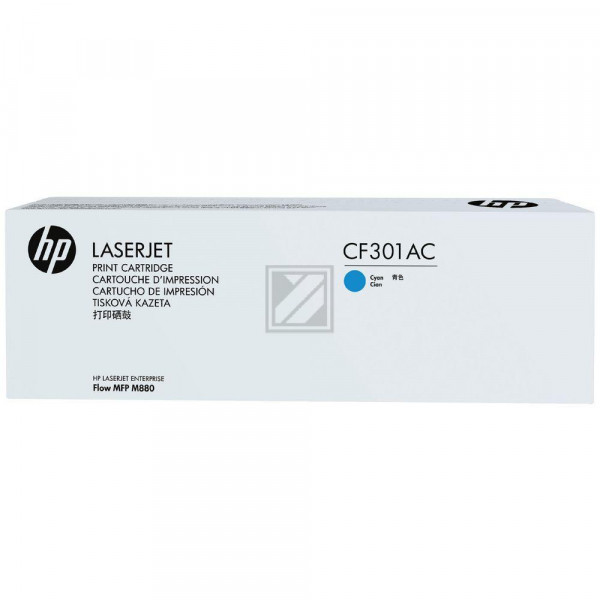 HP Toner-Kit Contract cyan (CF301AC, 827AC)