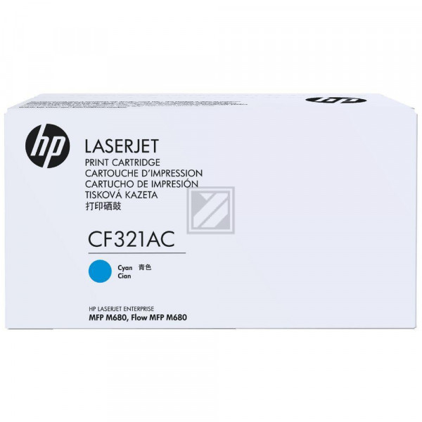HP Toner-Kartusche Contract cyan (CF321AC, 653AC)