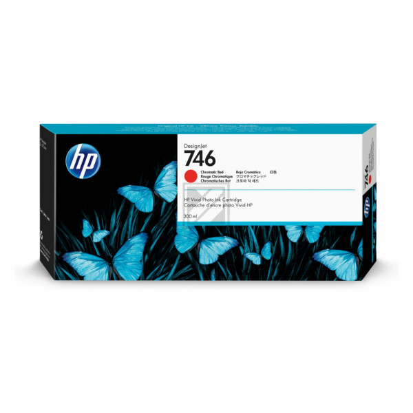 HP Tintenpatrone Chromatic rot (P2V81A, 746)