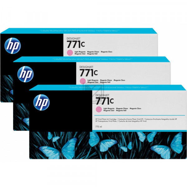 HP Tintenpatrone magenta light (B6Y35A, 771C)