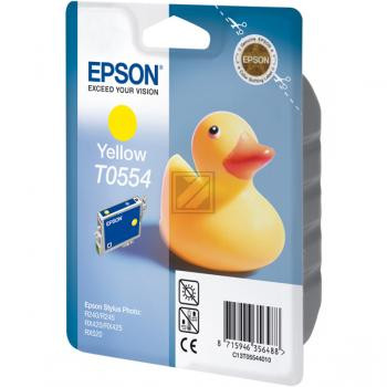Epson Tintenpatrone gelb (C13T05544010, T0554)