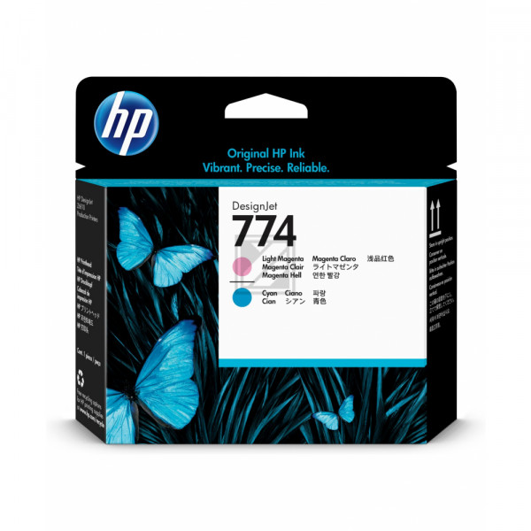 HP Tintendruckkopf magenta light/cyan light (P2V98A, 774)