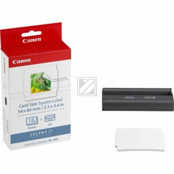 Canon Thermo-Transfer-Rolle weiß farbig 18 Blatt (7429B001, KC-18IS)
