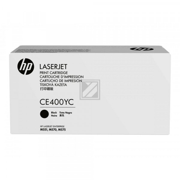 HP Toner-Kartusche Contract schwarz (CE400YC, 507YC)
