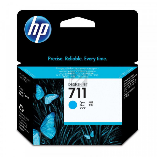 HP Tintenpatrone cyan (CZ130A, 711)