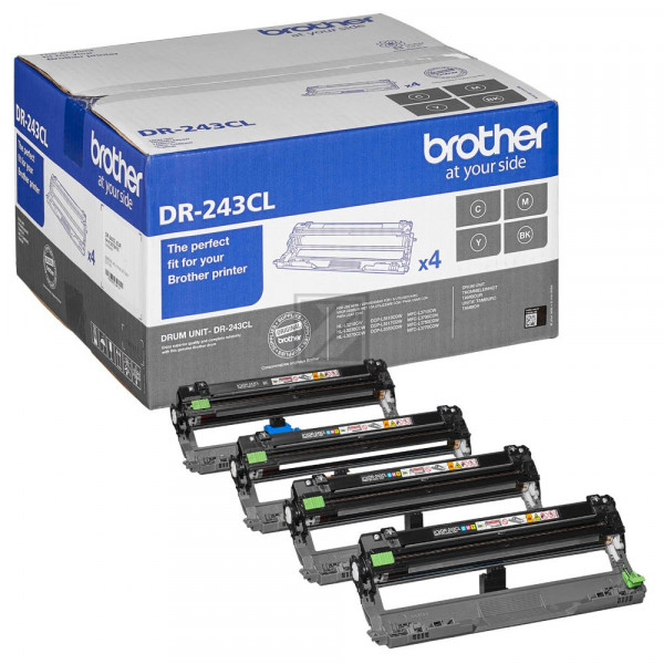 Brother Fotoleitertrommel gelb, cyan, magenta, schwarz (DR-243CL)