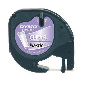 Dymo Schriftbandkassette schwarz/transparent (16951)
