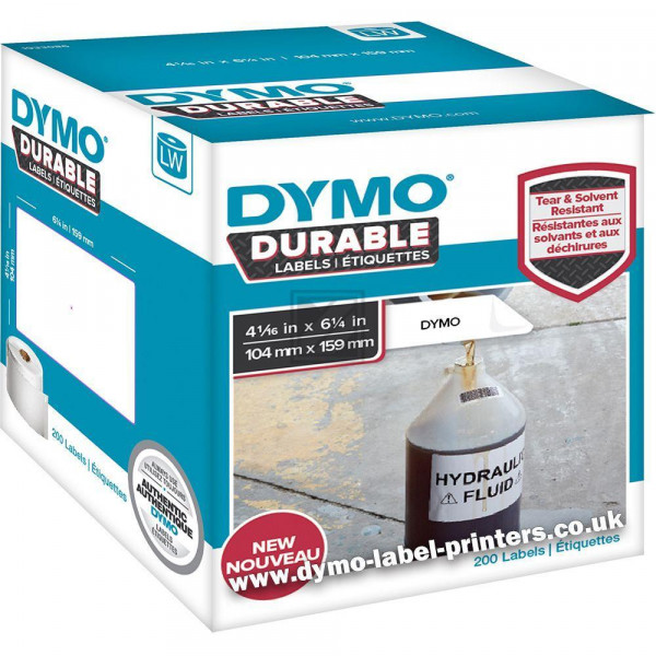 1933085 DYMO 19x64mm WEISS KUNSTSTOFF(2) 2Rl/450Stk LW Adress-Etiketten permanent